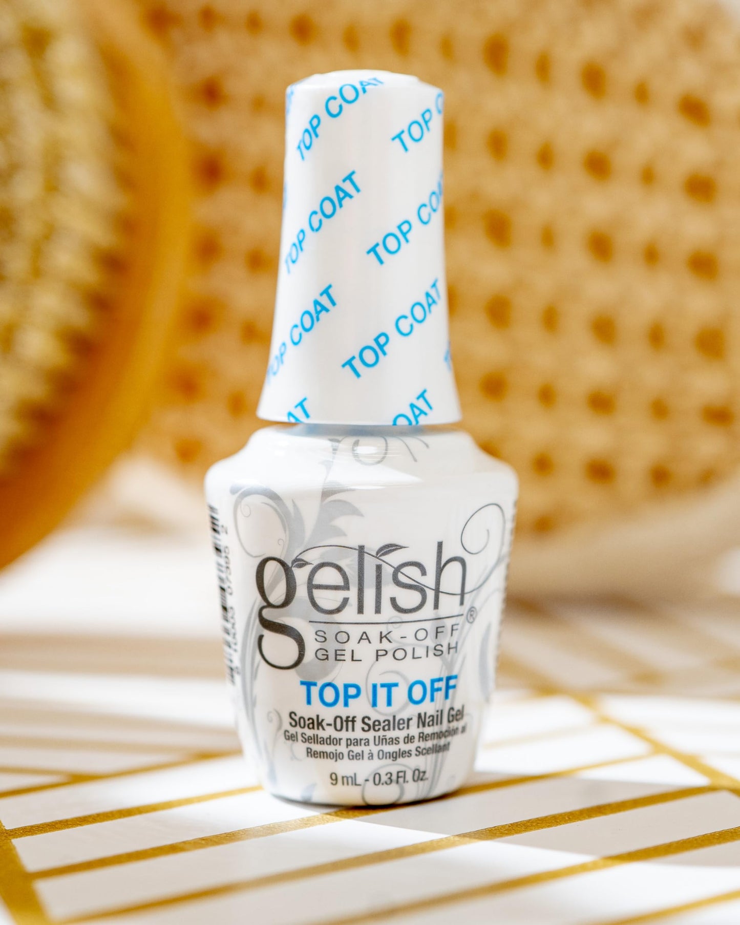Gelish MINI Top It Off UV/LED Gel Nail Polish Top Coat Sealer, 9 mL Beauty & Personal Care Gelish