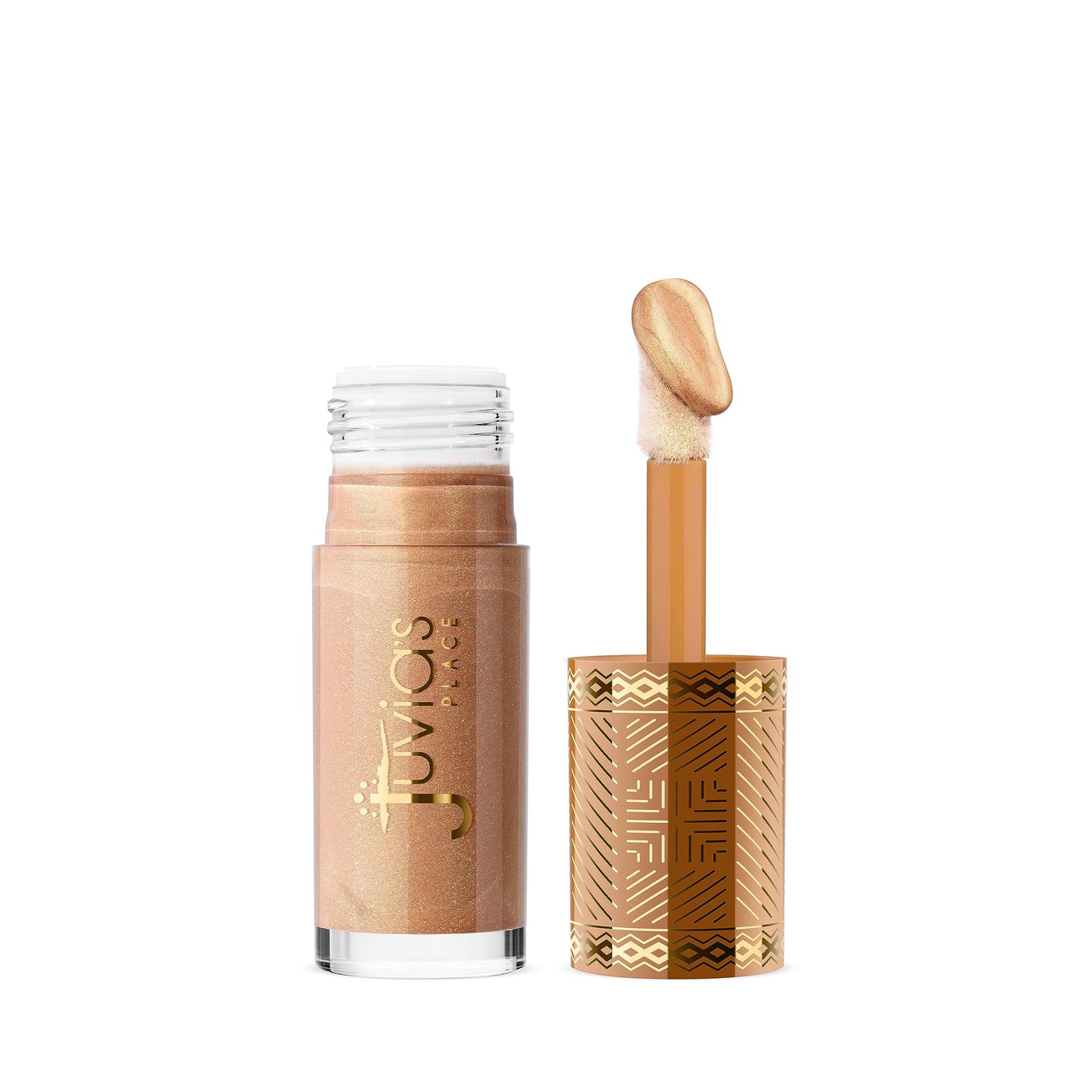 Juvia's Place Nubian Glow Liquid Luminizer Egyptian Glow - Radiant Highlighter Makeup Glowy Tint Daily Dewy Luminous Beauty Creamy Bronzing Skincare