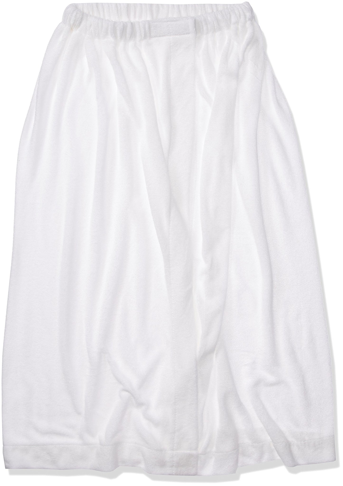Scalpmaster Terry Cloth Spa Wrap Velcro White One Size Fits All, 31" L
