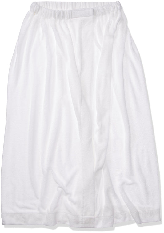Scalpmaster Terry Cloth Spa Wrap Velcro White One Size Fits All, 31" L