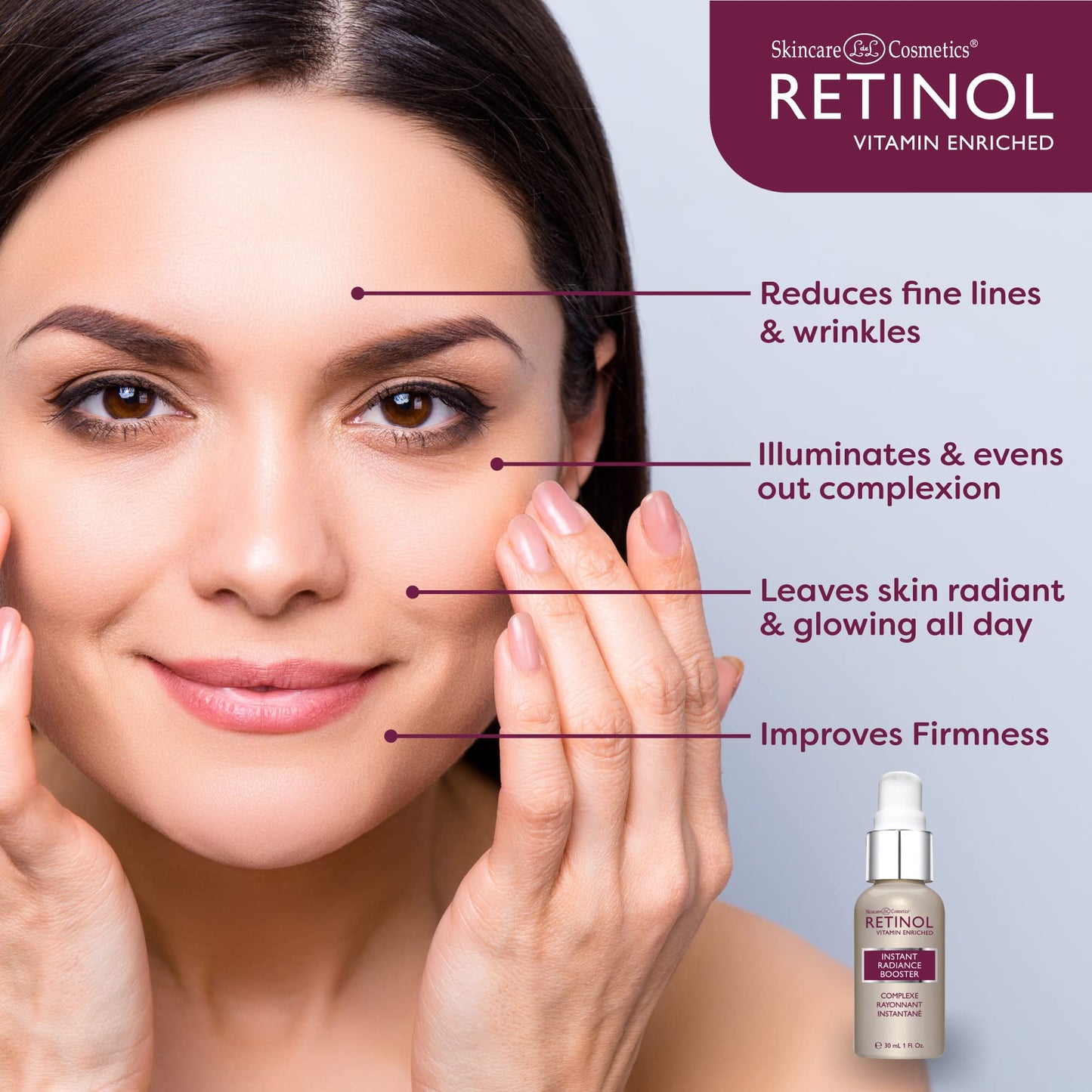 LIVAURA Retinol Instant Radiance Booster - The Original Retinol Glow Primer - A Burst of Anti-Aging Hydration Adds Luminosity & Skin-Smoothing