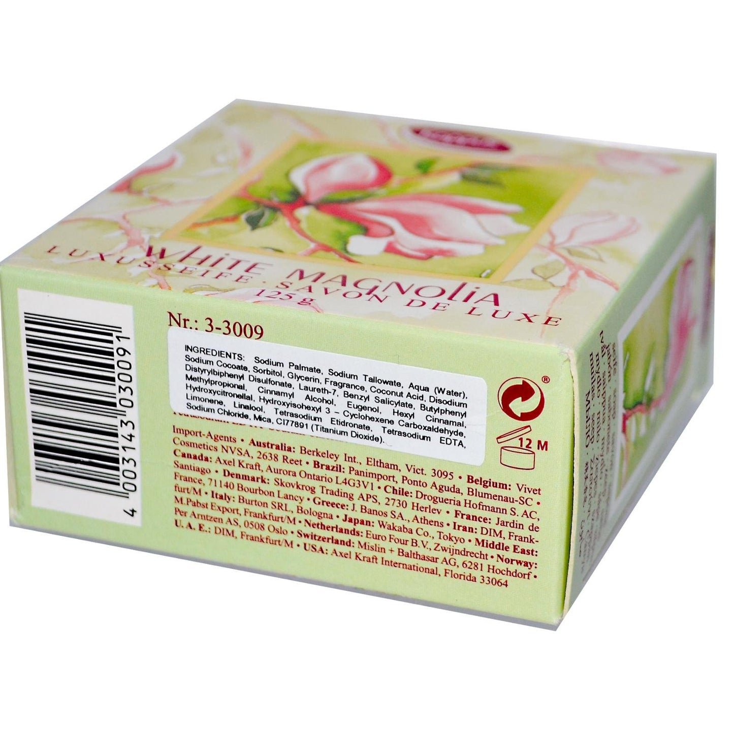 White Magnolia Soap - 4.2 oz - Bar Soap Beauty & Personal Care Kappus Soap