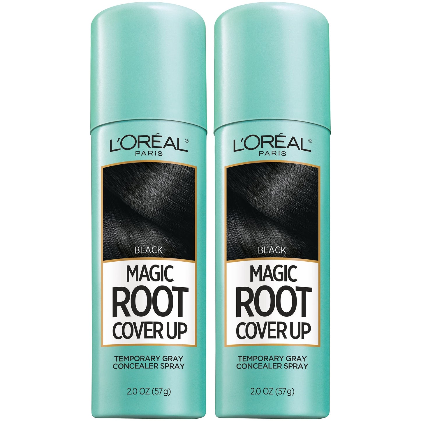 L'Oreal Paris Magic Root Cover Up Gray Hair Spray, 100% Gray Hair Coverage with Buildable, Lightweight, Transfer-Resistant, and Temporary Formula