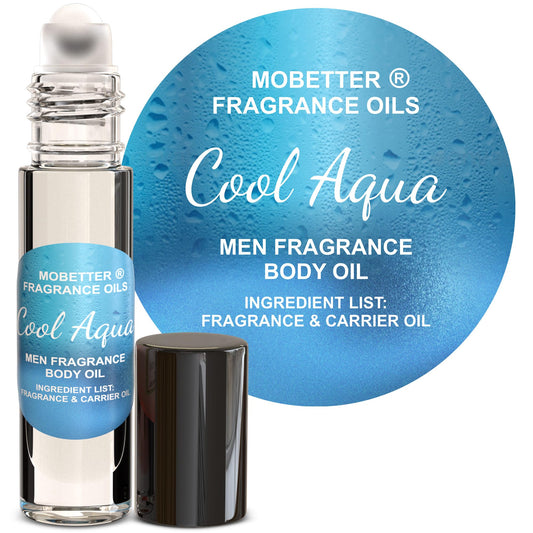 MOBETTER FRAGRANCE OILS Cool Aqua Men Fragrance Body Oil Beauty & Personal Care MOBETTER FRAGRANCE OILS