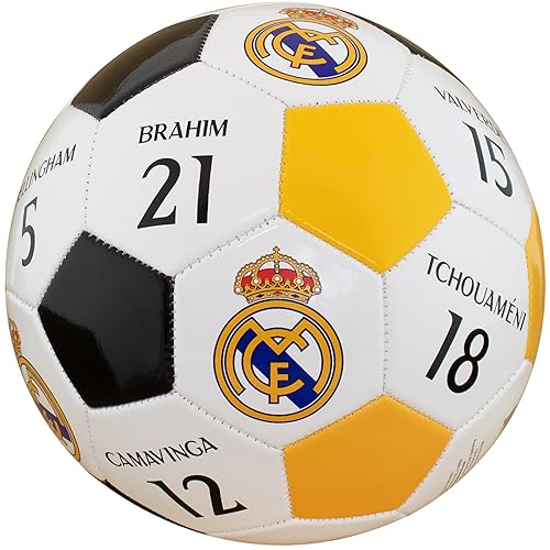 Maccabi Art Official Real Madrid 2024 UEFA Champions League Collectors Soccer Ball (Players Name and Number - Included Kroos and Rudiger)
