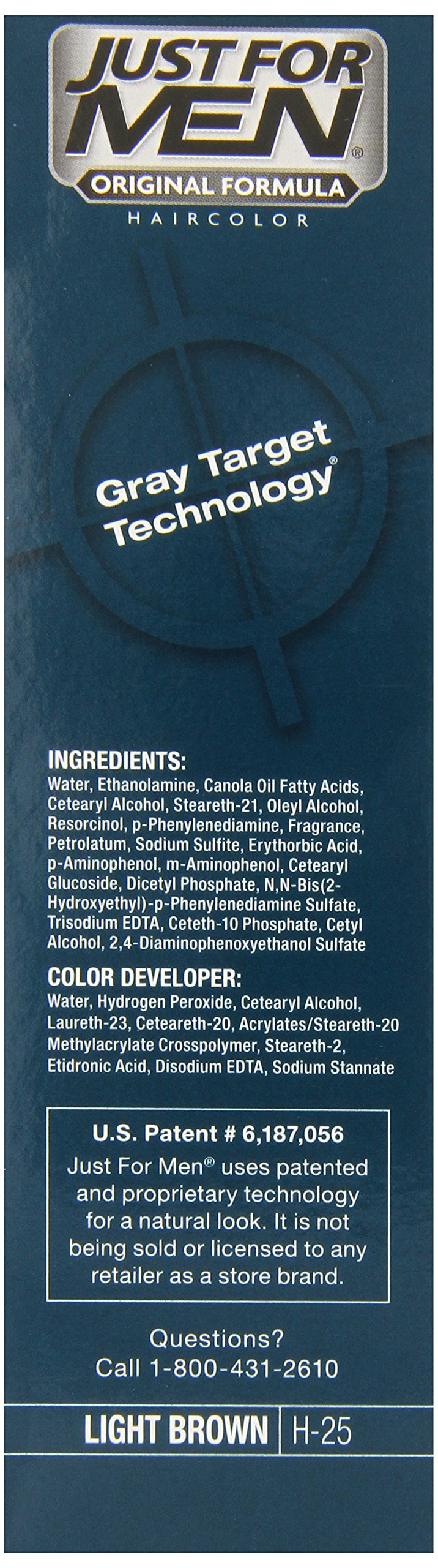 Just For Men Original Formula Men's Hair Color, Light Brown