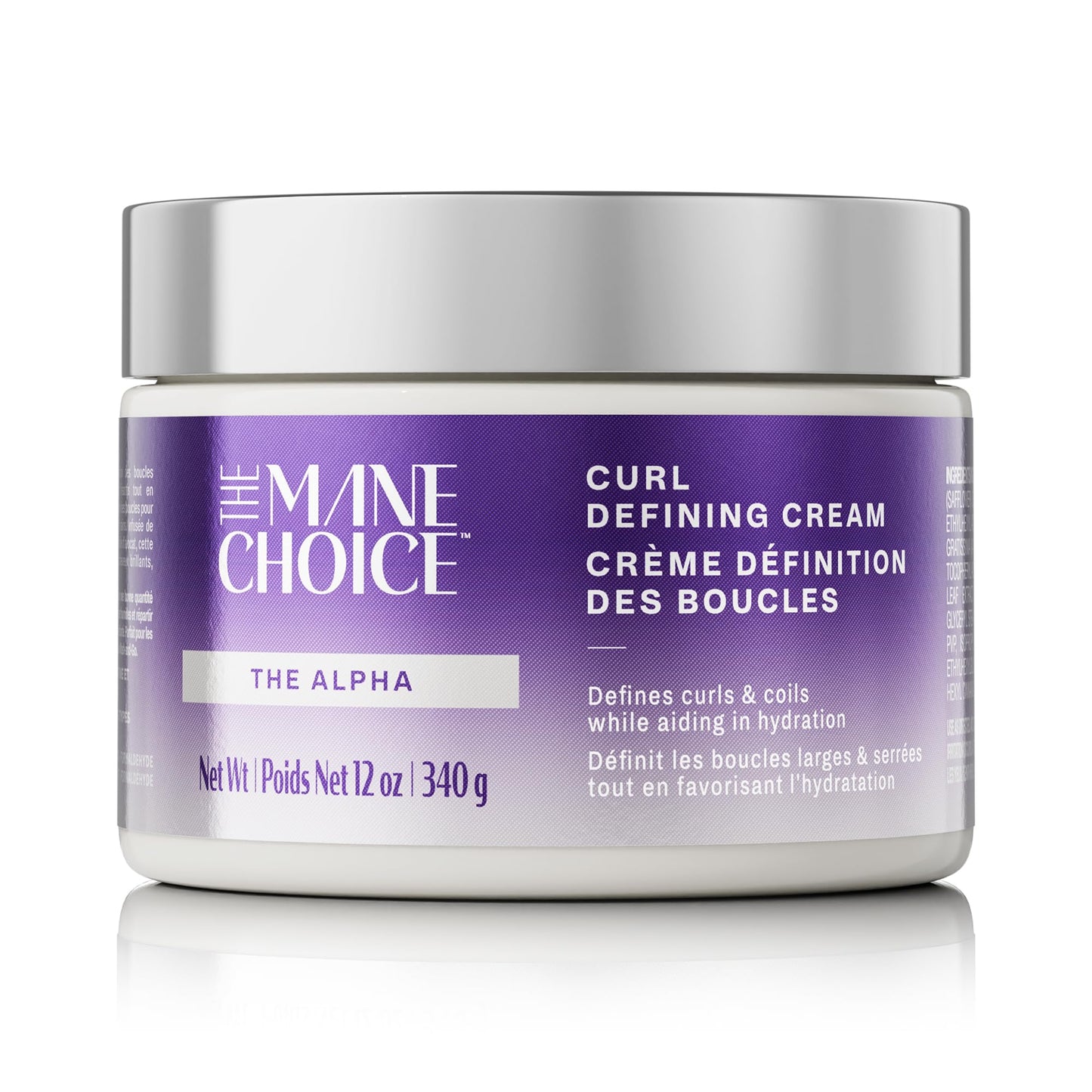 The Mane Choice The Alpha Curly As Can Be Curl Defining Cream,12 Oz, Defines, Hydrates & Smooths Frizz, Curl Cream For Coily, Wavy & Curly Hair