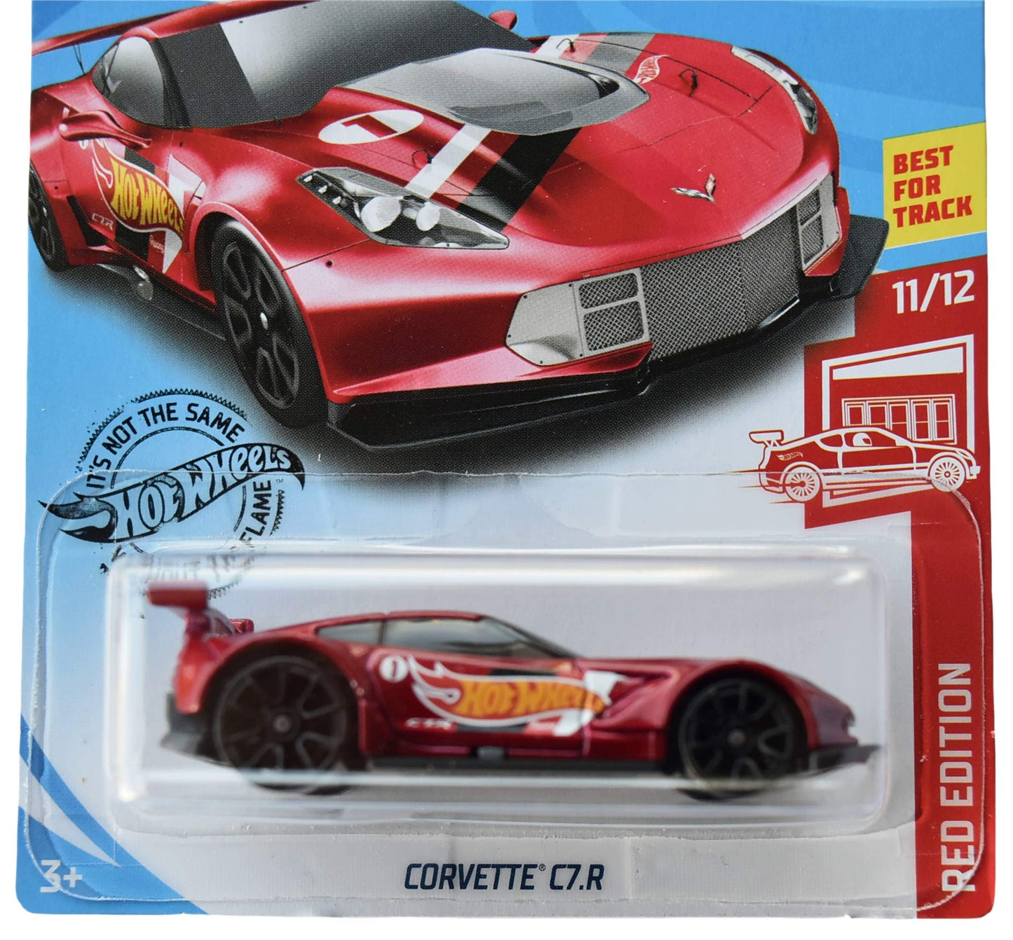 Hot Wheels Red Edition 11/12 Corvette C7.R 193/250, red