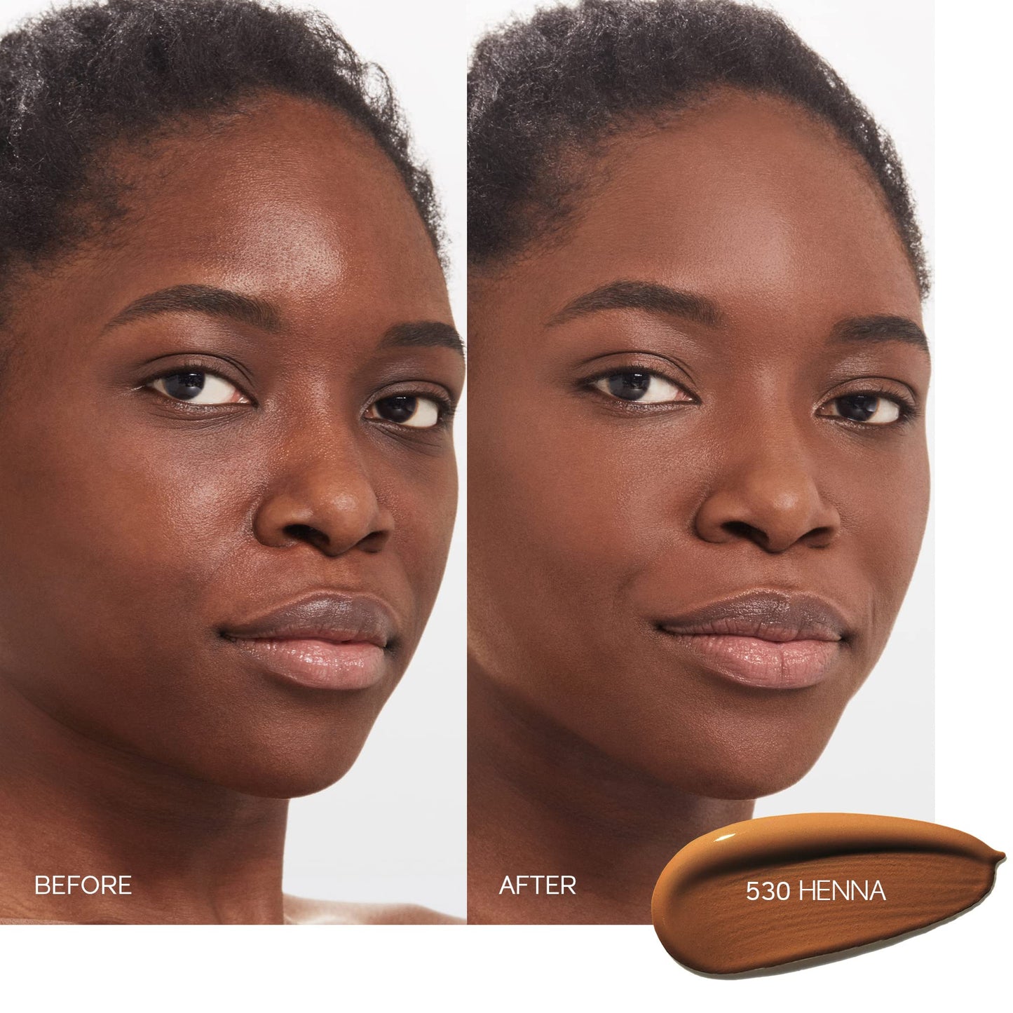 Shiseido Synchro Skin Self-Refreshing Foundation SPF 30, 530 Henna - Medium, Buildable Coverage + 24-Hour Wear - Waterproof & Transfer Resistant - Non-Comedogenic