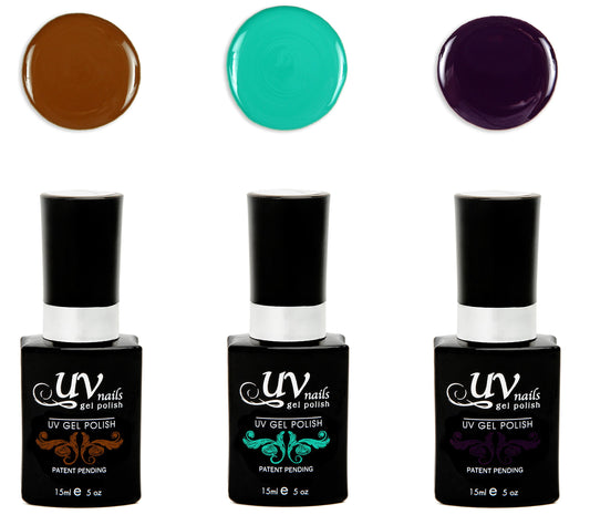 UV-Nails Persephone Set of 3 UV or LED gel polish Beauty & Personal Care UV-NAILS