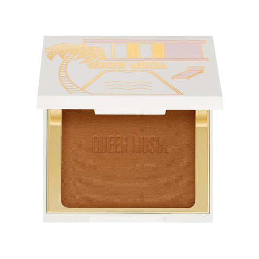 QUEEN MUSIA Voyage Nostalgique Soft Sunlight Bronzer -- Longwear, Sun Kissed, Blurring, Seamless Bronzer, Filtered Skin, Skincare Base, Skin Native Beauty & Personal Care Queen Musia