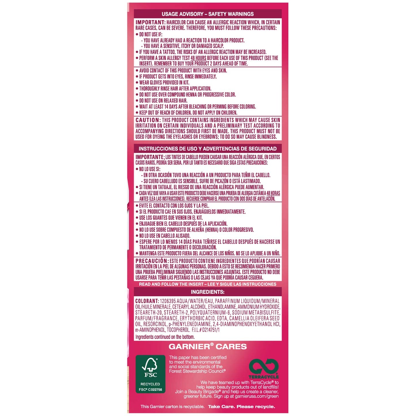 Garnier Hair Color Sensation Rich Long-Lasting Color Cream, 11.3 Extra Ligh