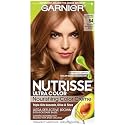 Garnier Nutrisse Ultra Color Nourishing Permanent Hair Color Cream, B4 Caramel Chocolate (1 Kit) Brown Hair Dye (Packaging May Vary)