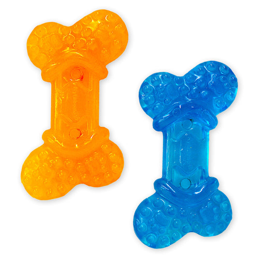 Nylabone Moderate Flexi Chew Bones – Peanut Butter & Bacon Flavor, XX-Small/Tiny Dogs, 2 Count