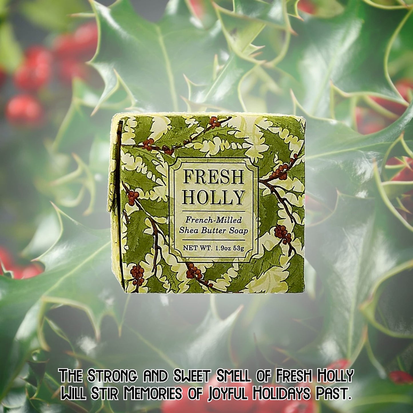 Greenwich Bay Trading Christmas Holiday Soap Sampler - Gift Boxed Set of 4 Assorted Scents