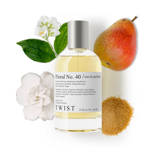 Twist Floral No. 40 - Eau De Parfum Inspired by G. Flora Gorgeous Gardenia, Long Lasting Perfume For Women, Paraben Free, Vegan, Clean Ingredients Beauty & Personal Care HOUSE OF TWIST