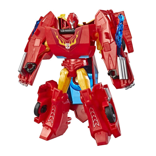 Transformers E3638 Cyberverse Action Attackers: Warrior Class Hot Rod Action Figure Toy