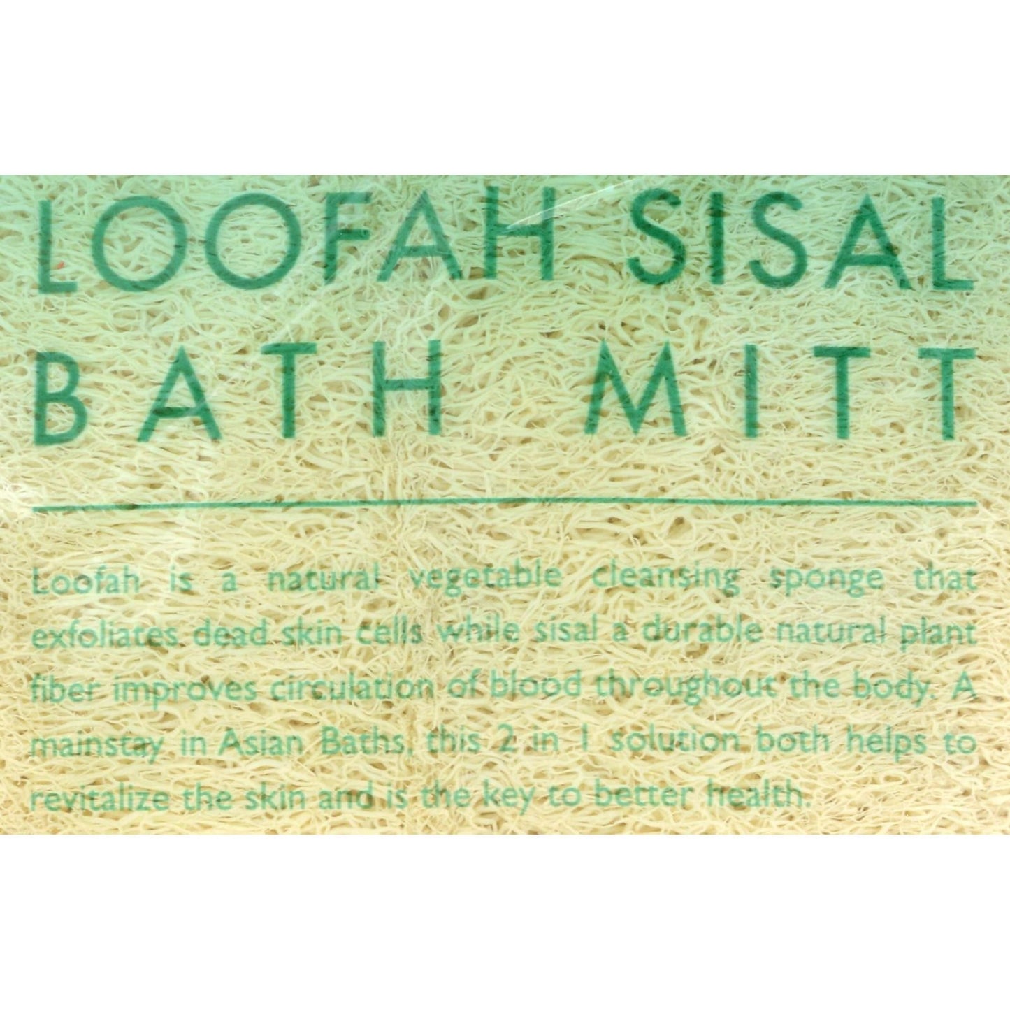 Loofah-Terry Mitt-6 X 8 - 1 - Mitt Beauty and Personal Care Earth Therapeutics