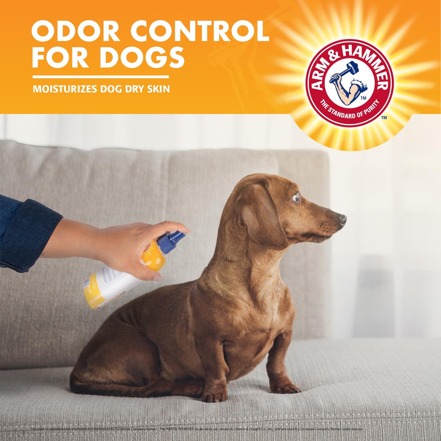 Arm & Hammer Pet Deodorizing Spray for Dogs & Puppies – Odor Eliminator with Fresh Kiwi Blossom Scent, 8 oz