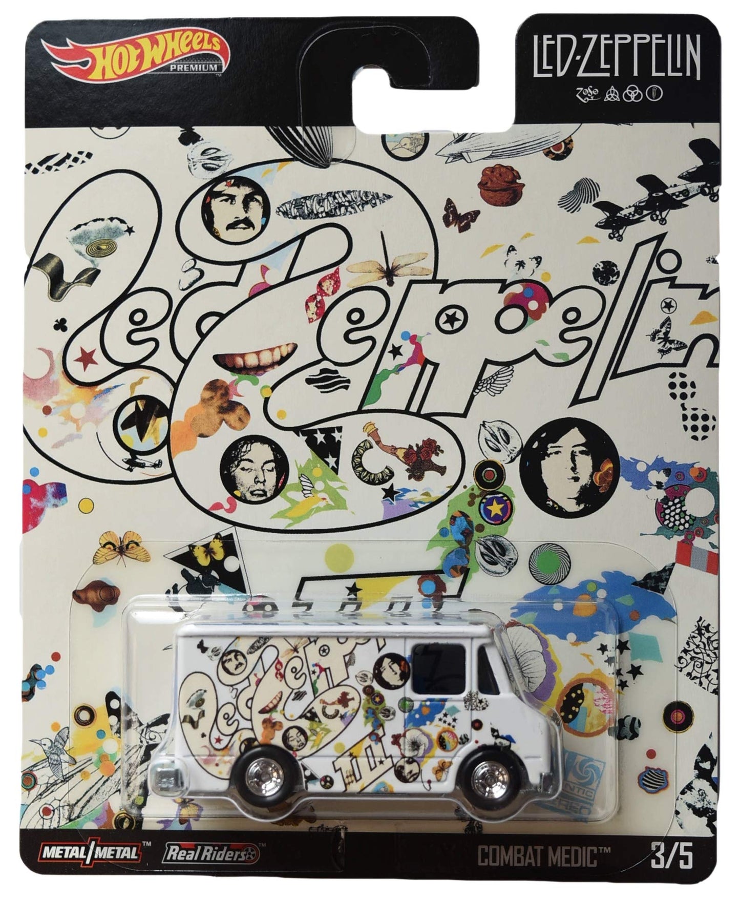 Hot Wheels Led Zeppelin Combat Medic Die-Cast Car #3/5