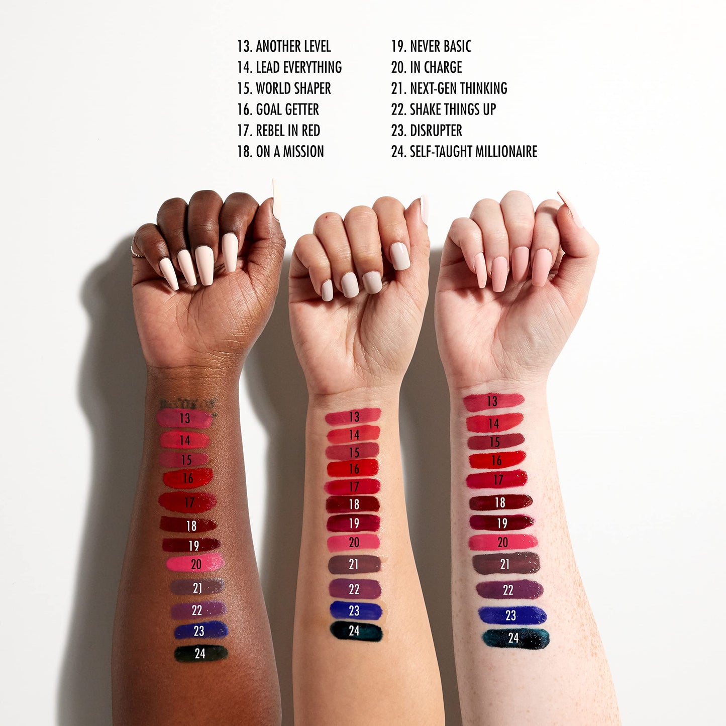 NYX Professional Makeup Shine Loud, Long-Lasting Liquid Lipstick with Clear Lip Gloss - Make It Work (Cool-Toned Plum)