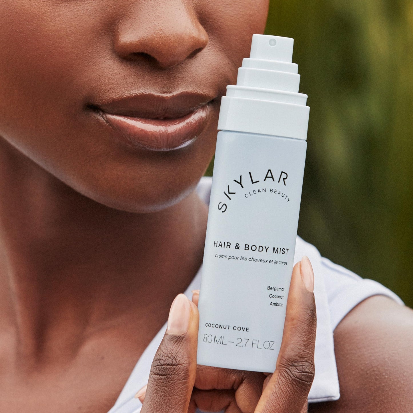 Skylar Coconut Cove Hair & Body Mist | Hypoallergenic & Clean Fragrance | Vegan, Cruelty Free, and Safe For Sensitive Skin | 80 ML, 2.7 Fl Oz