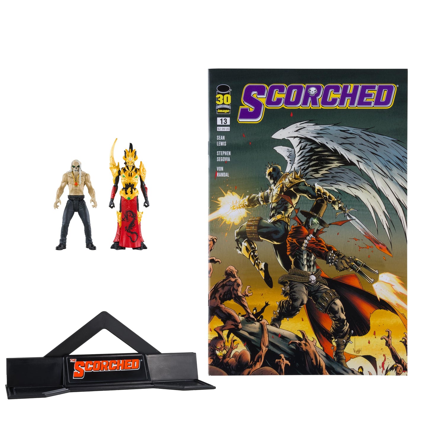 McFarlane Toys - Spawn Page Punchers 2pk Freak and Mandarin Spawn 3in Action Figures with Comic