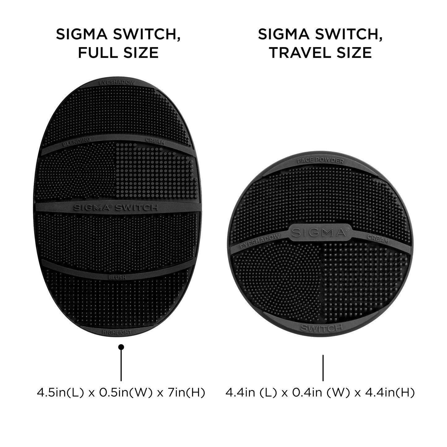 Sigma Switch by Sigma Beauty - Silicone Makeup Brush Cleaner for Switching Shades and Pigments, Switch Cleaning Mat for Superior Makeup Brush Cleaning
