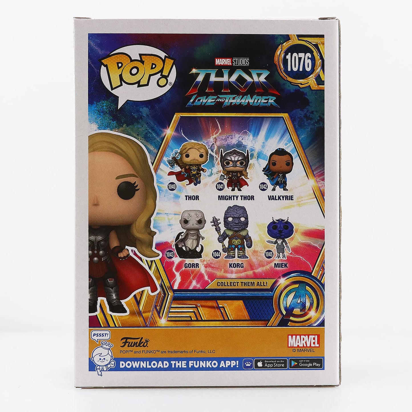 Funko Thor: Love & Thunder POP! Marvel Mighty Thor Exclusive Vinyl Figure #1076 [Without Helmet]
