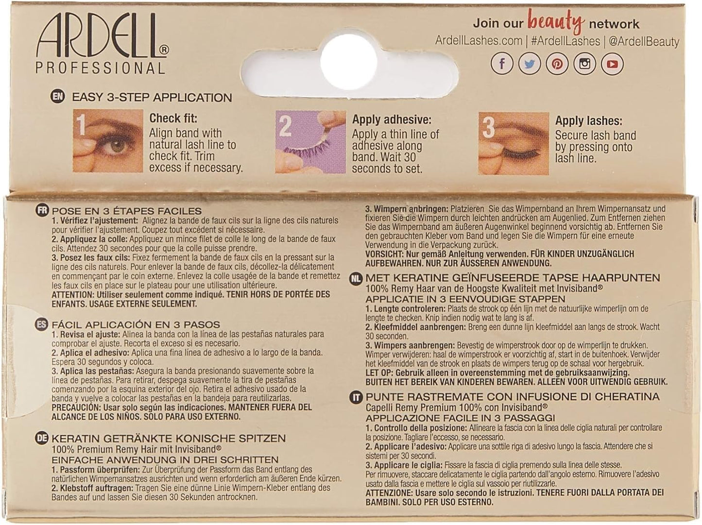 Ardell A-Remy Lash 778, Black
