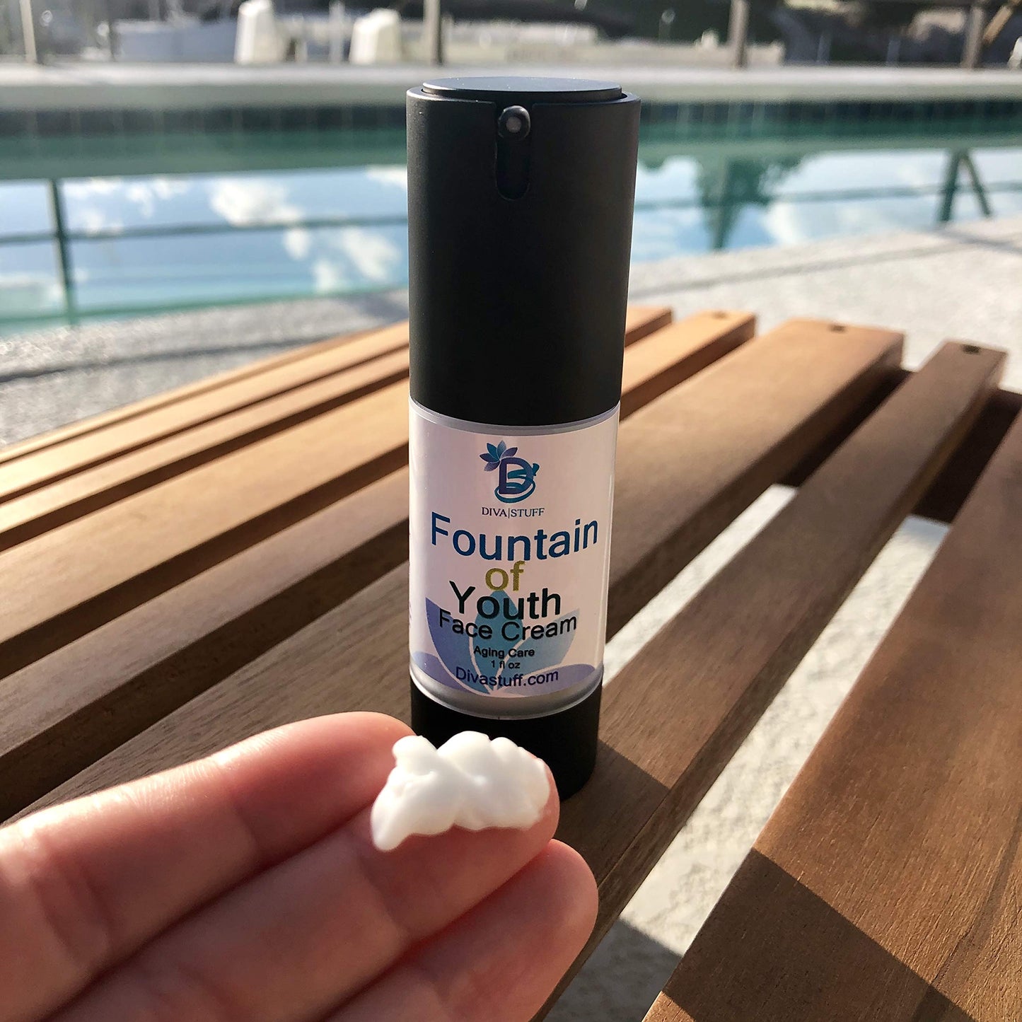 Anti Aging Face Cream Made Using Water From the Fountain of Youth & Argan Oil, By Diva Stuff
