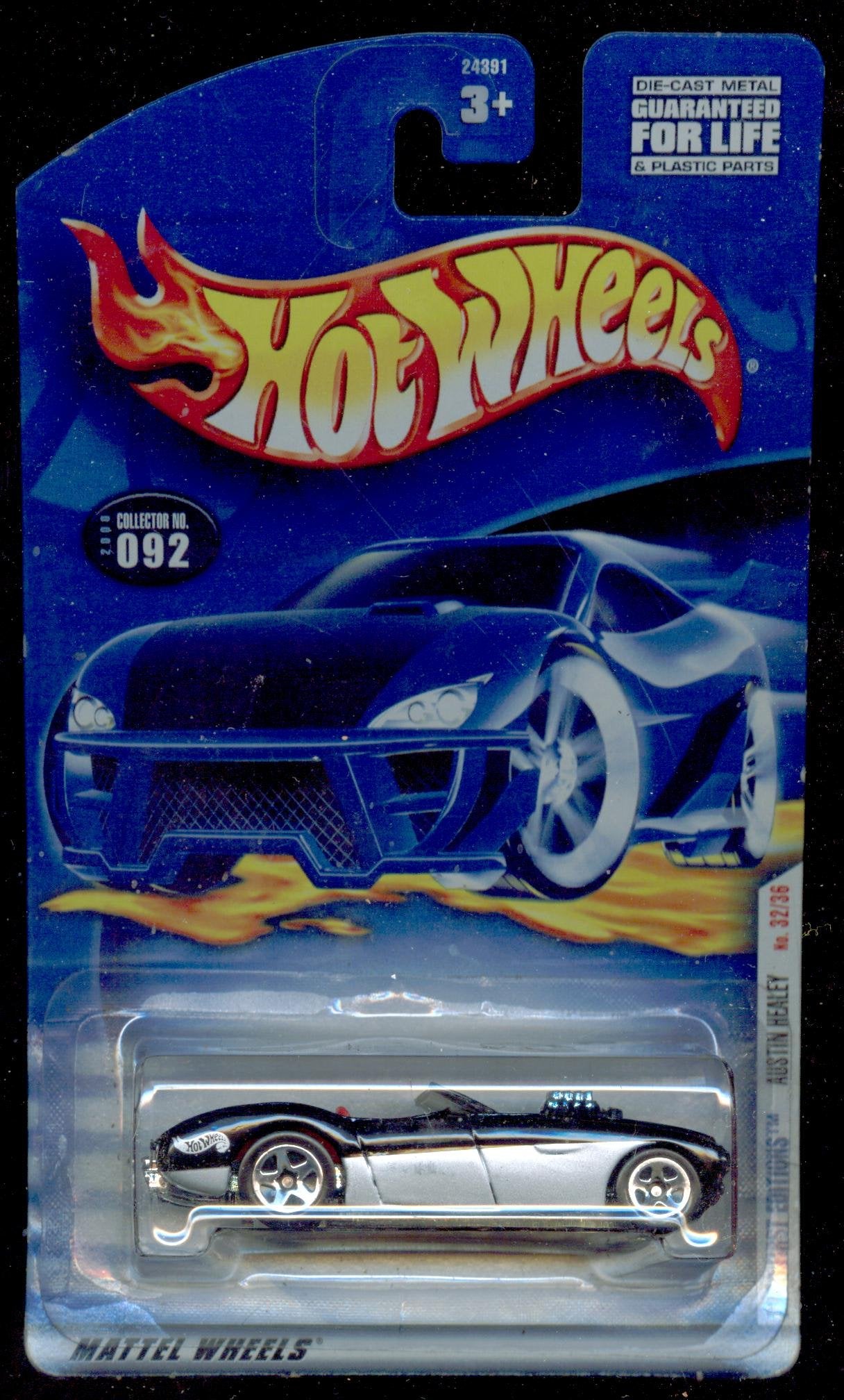 Hot Wheels 2000-092 First Edition 32/36 Austin Healey 1:64 Scale