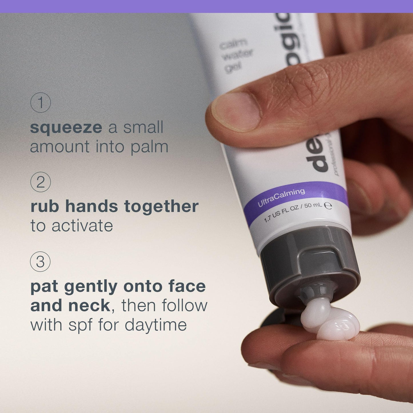 Dermalogica Calm Water Gel, Weightless Face Moisturizer for Sensitive Skin - Help Support Healthy Moisture Balance with Lavender Essential Oil, 1.7 Fl