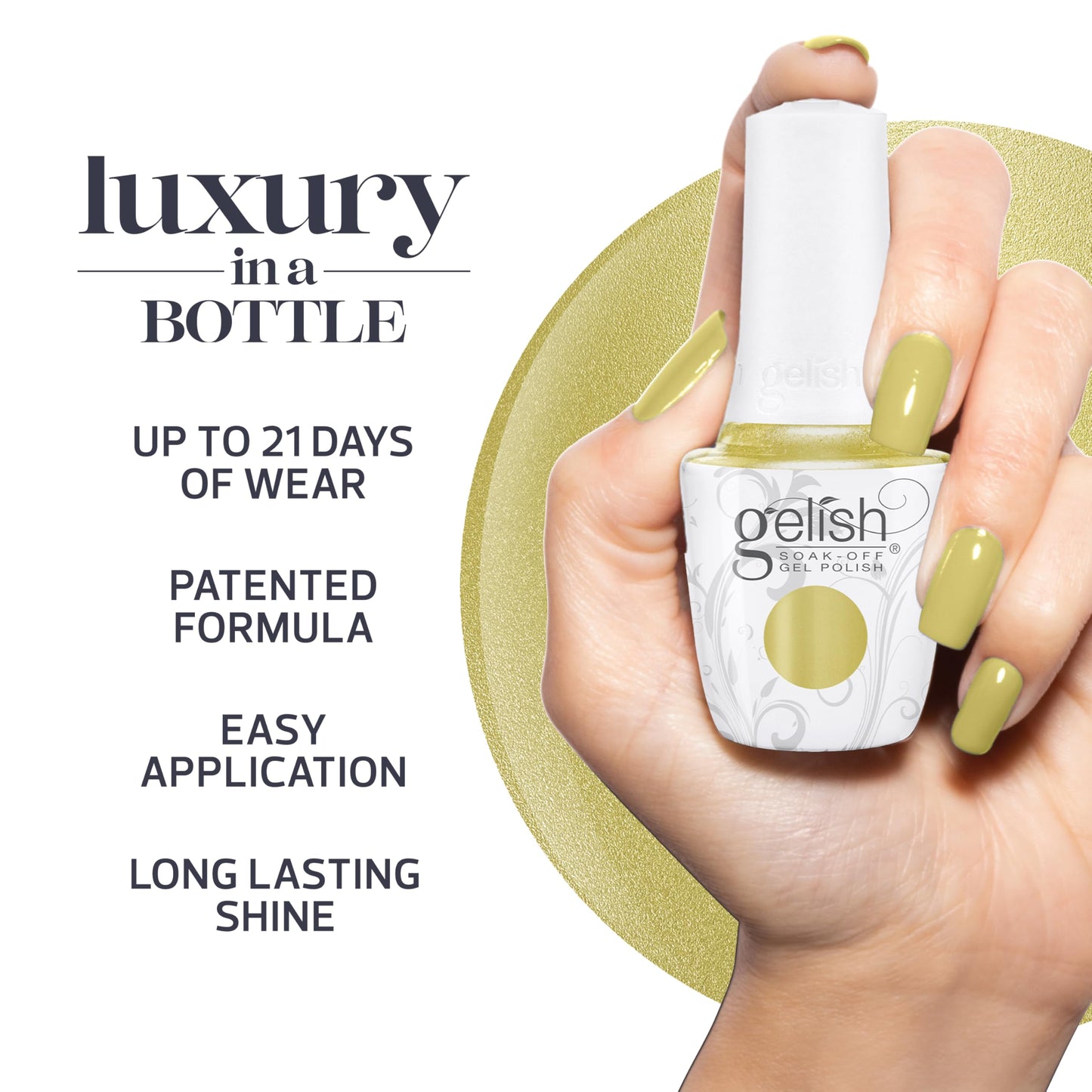 Gelish Living Our Life Collection TPO-Free Gel Nail Polish - Main Street Magic, 15mL Beauty & Personal Care Gelish