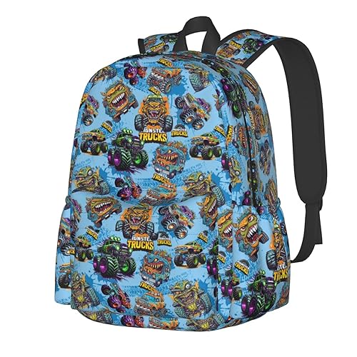 Graetvik monster truck Backpacks, Laptop Backpacks Hiking Backpacks, Outdoor Lightweight Backpack.