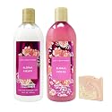 Bath & Body Works Floral Field - Duo Set - Moisturizing Conditioner and Shampoo with a Himalayan Salts Springs Sample Soap