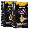 Garnier Olia Hair Color, Ammonia-Free Permanent Hair Dye, Oil-Powered Formula for 100% Gray Coverage and 3x Shinier Hair, Vegan & Cruelty Free, 1.0