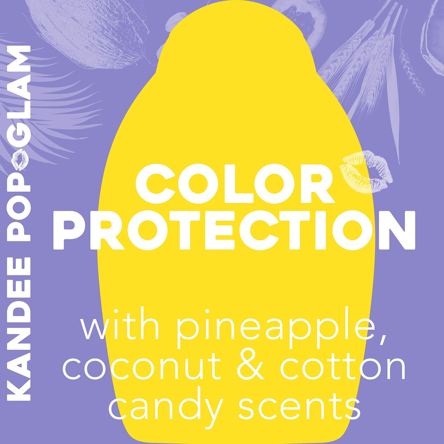 OGX Kandee Johnson Collection Mermaid Moisture Deep Conditioning Hair Mask for Color-Treated Hair, Sulfate-Free Surfactants Moisturizing Treatment