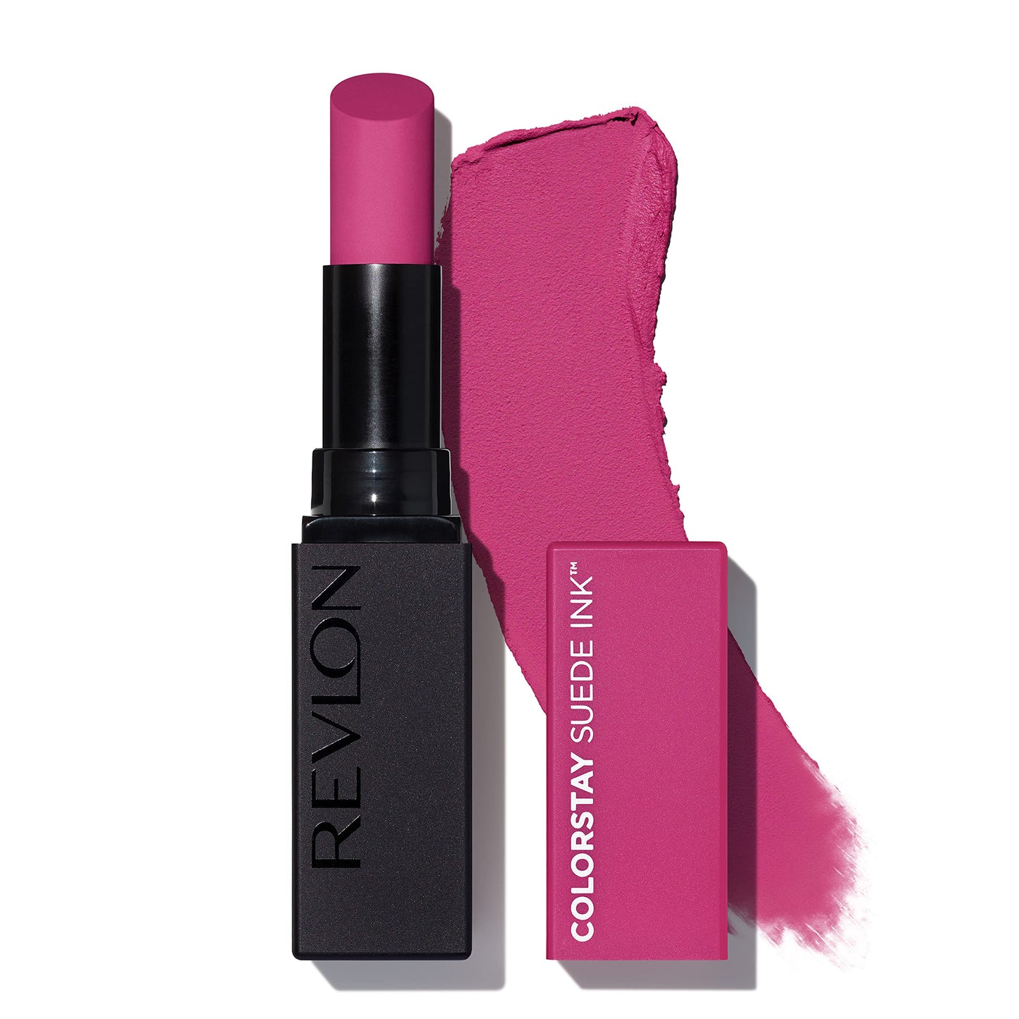 Revlon Lipstick, ColorStay Suede Ink, Built-in Primer, Infused with Vitamin E, Waterproof, Smudge-proof, Matte Color, 010 Tunnel Vision, 0.09 oz