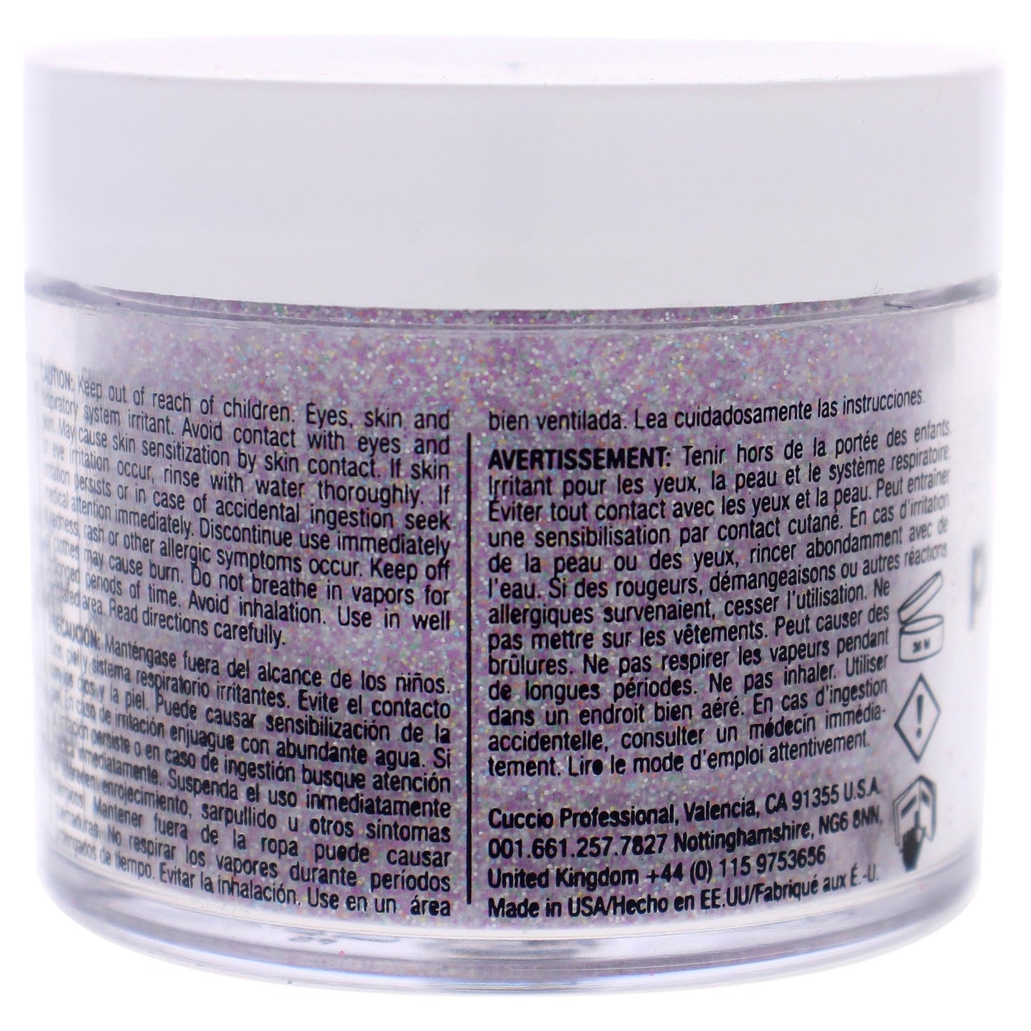 Cuccio Colour Powder Nail Polish - Lacquer For Manicures And Pedicures -Pigmented Powder That Is Finely Milled -Finish With A Flawless Rich Color