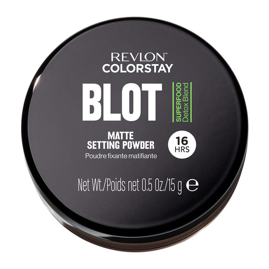 Revlon ColorStay Blot Face Makeup Setting Powder, Mattifying, Blurring & Oil Absorbing, Absorbs Sebum, Blurs Imperfections and Reduces Pore