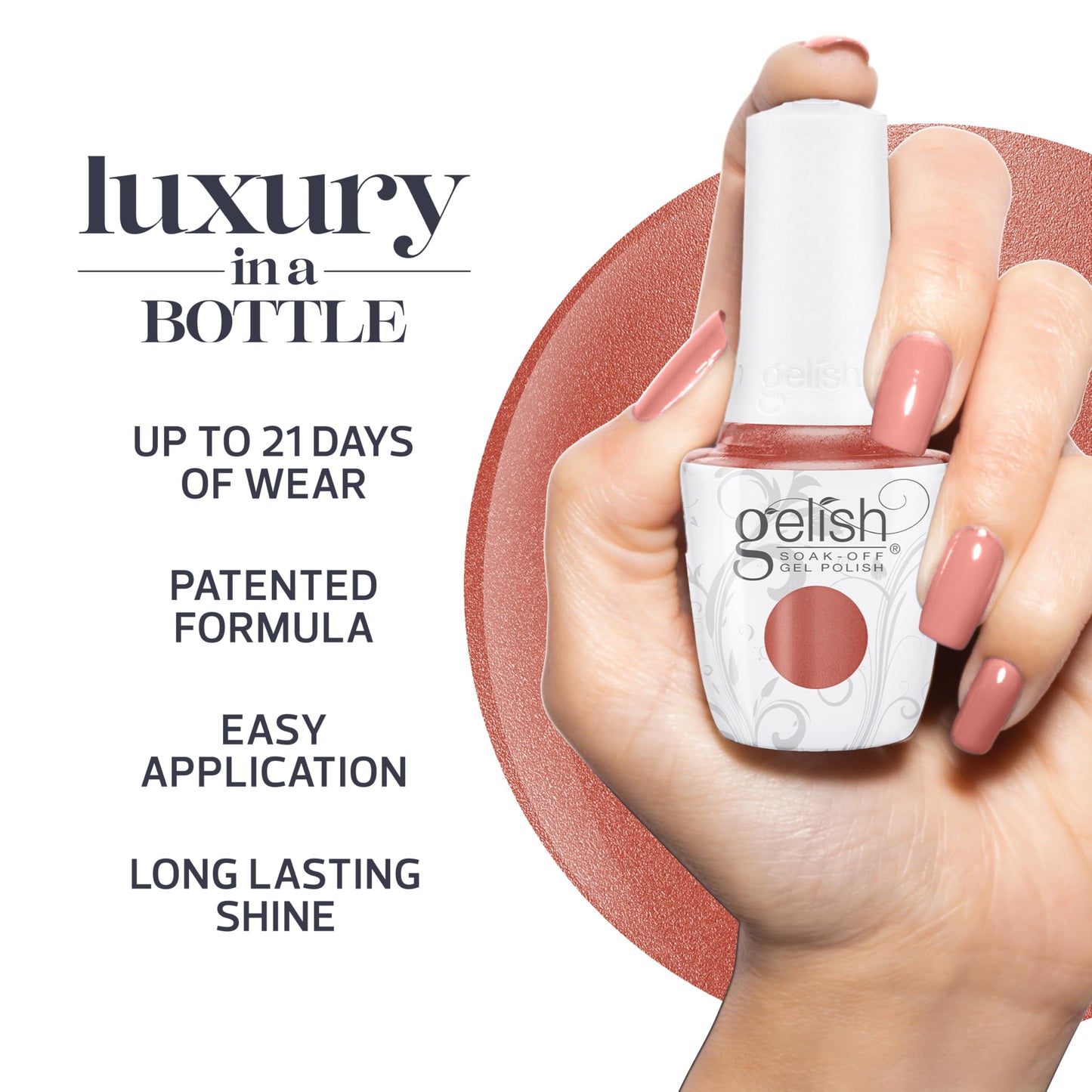 Gelish Living Our Life Collection TPO-Free Gel Nail Polish - Sunset My Heart on Fire, 15mL Beauty & Personal Care Gelish