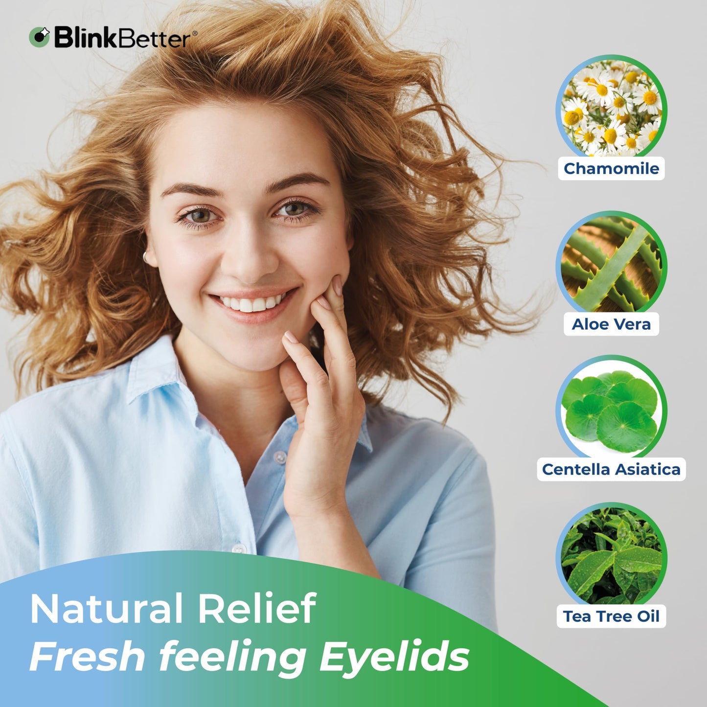 BlinkBetter Tea Tree Oil Eyelid Wipes - 20 x Natural Blepharitis, MGD & Dry Eye Relief Wipes | Cleansing, Soothing, Dual-Textured, Triple Moisture Beauty and Personal Care BlinkBetter