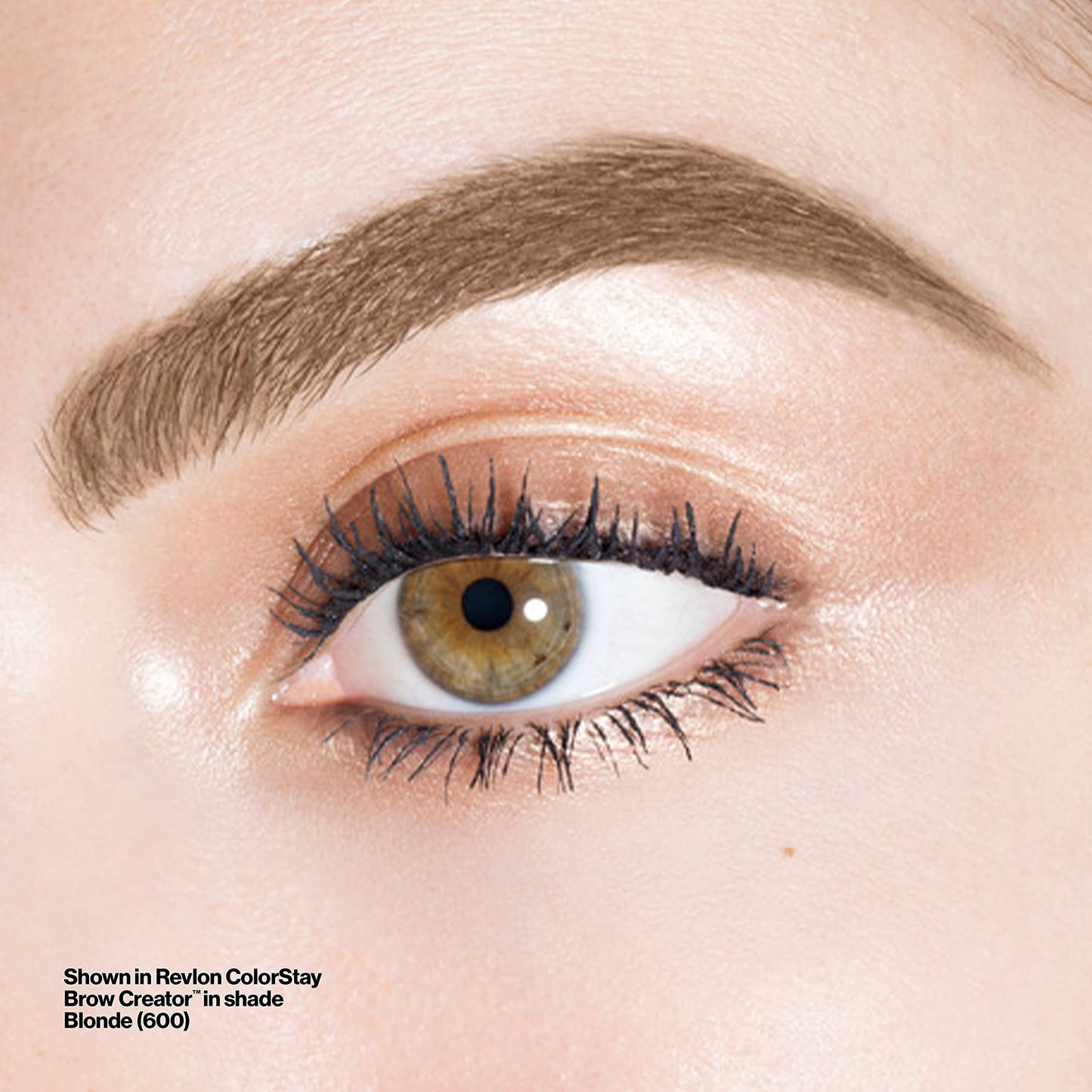 Revlon ColorStay Brow Creator, 2-in-1 Precise Eyebrow Pencil & Powder with Spoolie Brush, Waterproof, Stocking Stuffer for Her, 610 Dark Brown, 0.003