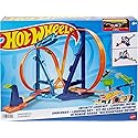 Hot Wheels Toy Car Track Set, Infinity Loop Kit Playset with 1:64 Scale Car, 2 Ways to Play, Stunt & Jumps