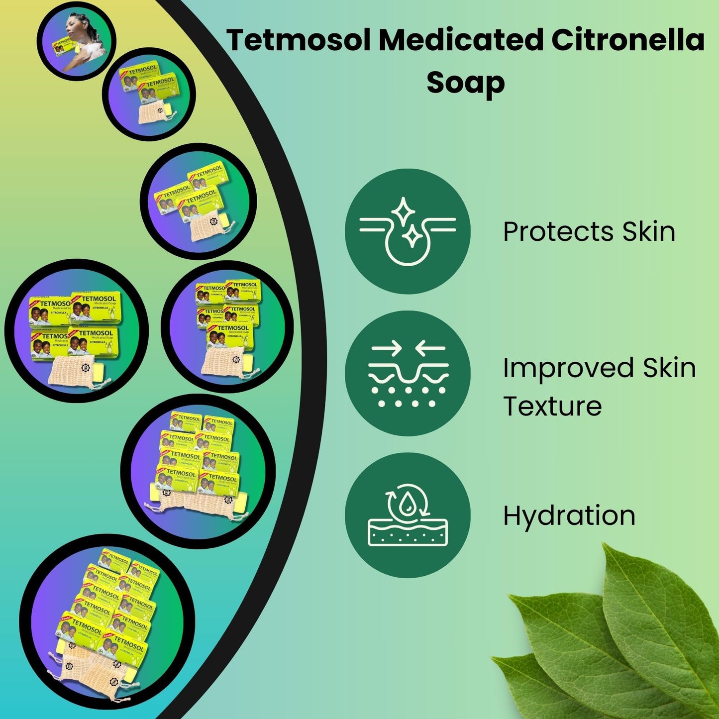NatoGears Tetmosol Medicated Soap Big Size With Citronella 120g (10)