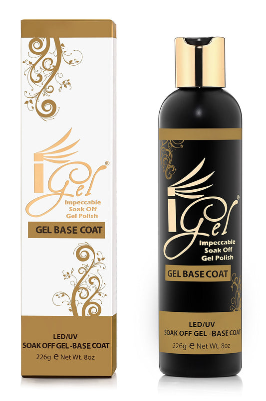 iGel Impeccable Soak Off Gel Polish Base Coat Refill Kit 8 fl oz Beauty & Personal Care iGel Beauty