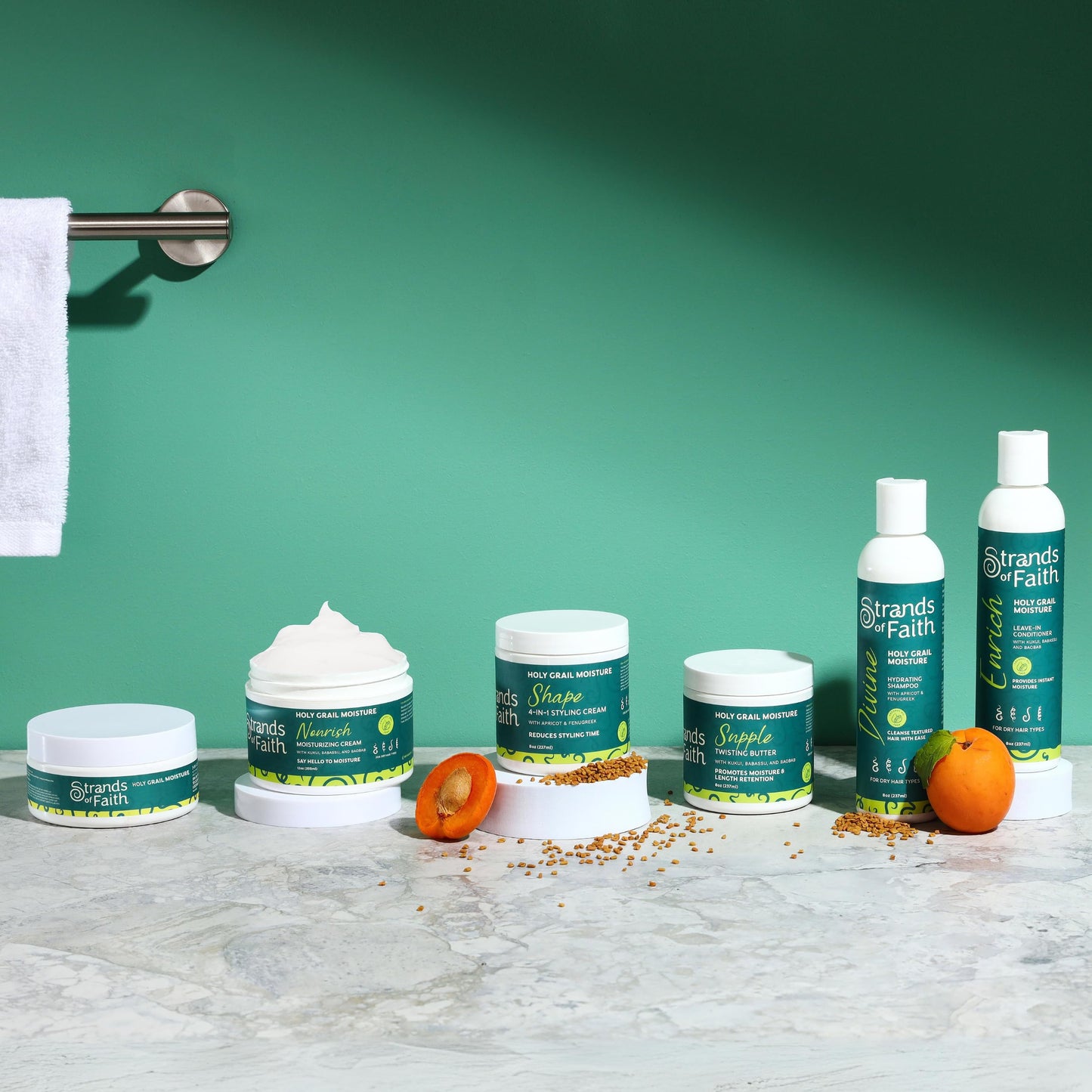Strands of Faith Moisturizing Supple Twisting Butter | Holy Grail Collection | Including Babassu, Kukui, and Baobab Oil | Hydrates & Revitalizes