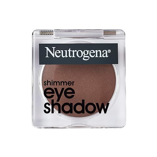 Neutrogena Shimmer Eye Shadow with Antioxidant Vitamin E, Easy-to-Apply Eye Makeup with a Shimmery Finish, Burnt Sienna, 1.0 oz