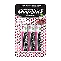 ChapStick Classic Skin Protectant Flavored Lip Balm Tube, Cherry Flavor, 0.15 Ounce (Pack of 3)